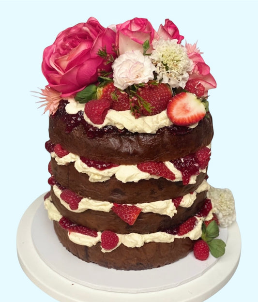 CHOCOLATE STRAWBERRY SPONGE