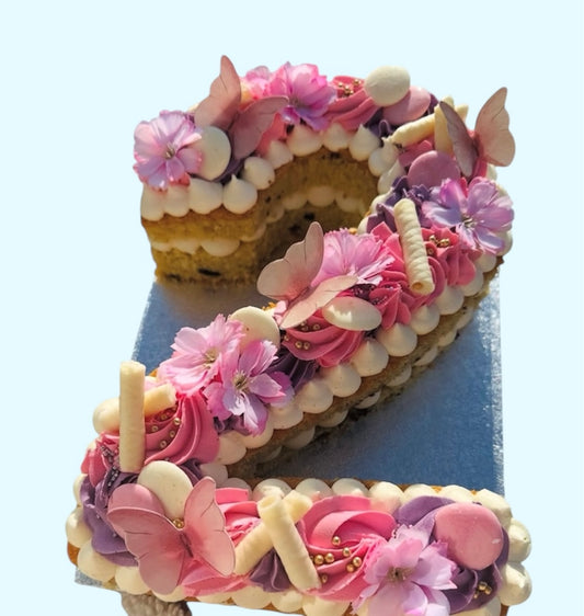 FLOWERS AND BUTTERFLIES NUMBERS